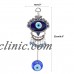 Turkish Oval Blue Evil Eye Amulet Wall Hanging Car Decor Blessing Protector Gift 800030414774  372325577339